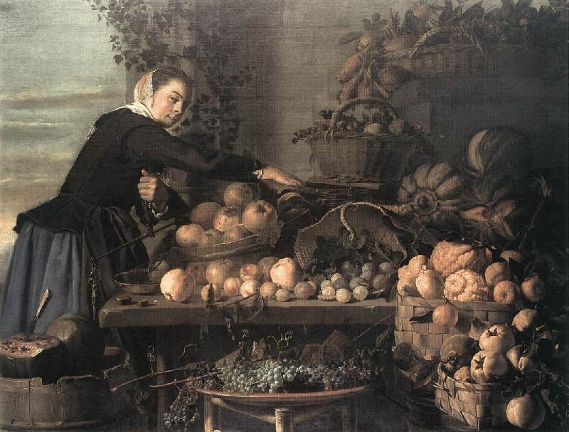 HEUSSEN, Claes van Fruit and Vegetable Seller